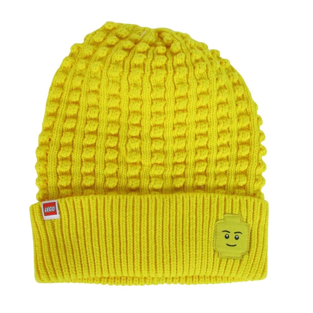 NWT ADULT UNISEX LEGO MINIFIGURE PATCH BEANIE HAT LEGO X TARGET COLLECTION